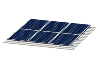 PV-ezRack® SolarRoof™ DT Rail Non-Penetrative